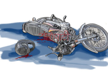 धनुषामा मोटरसाइकल दुर्घटना हुँदा चार किशोरको मृत्यु