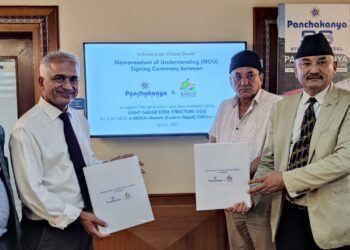 पञ्चकन्या ग्रुपद्वारा दमकको बाल अस्पतालको भवन निर्माणमा सहयोग