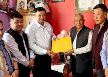 चितवन कांग्रेसका नेताहरू काठमाडौंमा