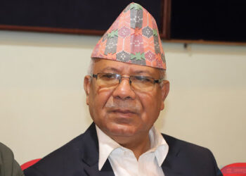 एमालेले जितेको पालिकामा पहिलो हक हाम्रो हो : माधव नेपाल