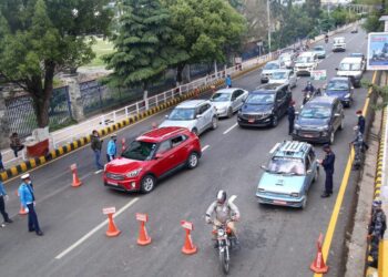 आज बिहान ६ बजेदेखि सवारी साधन चलाउन नपाइने