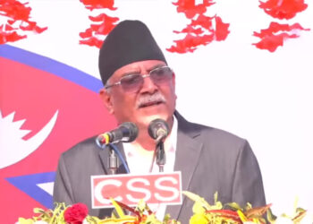 भरतपुरमा हँसिया हथौडामा रूखवालाले भोट हालिँदैन भन्यो भने देश दुर्घटनामा जान सक्छ: प्रचण्ड