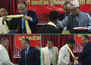 विप्लव नेतृत्वको नेकपाबाट ६७ नेता माओवादी प्रवेश