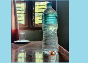 सिलप्याक पानी बोतलमा माकुरो भेटियो