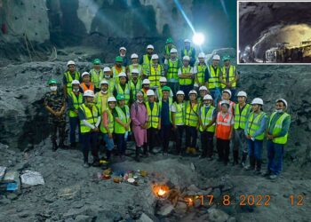 मध्यमेवाजल विद्युत आयोजनाको भूमिगत विद्युत गृहको क्याभन खन्ने कार्य सफतलापूर्वक सम्पन्न