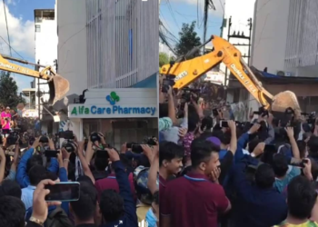 अल्फा बिटाले नक्साबिना नै संरचना बनाएको पुष्टि, भत्काउन पुग्यो महानगर टोली( भिडियो सहित )