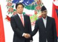 प्रधानमन्त्री देउवा र चिनियाँ नेता लीबीच सिंहदरबारमा भेटवार्ता