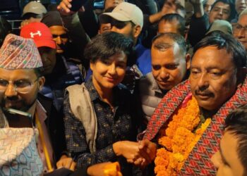दाङ-३ मा काँग्रेसका दीपक गिरि विजयी ,कोमल वली पराजित