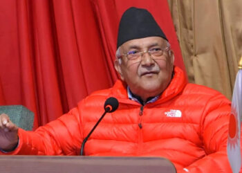 ओलीको टिप्पणी- अमेरिकी फ्रिडम पार्टीको दुरुस्त आकारको घण्टी यहाँ पनि लिएर आए