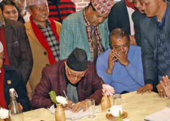 आगामी महाधिवेशनमा शेखरलाई सभापतिमा सघाउने शर्तमा गगन संसदीय दलको नेताको उम्मेदवार