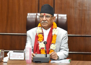 प्रधानमन्त्री प्रचण्डले लिए गृह मन्त्रालयको जिम्मेवारी