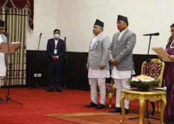राष्ट्रिय प्रजातन्त्र पार्टी (राप्रपा)का अध्यक्ष राजेन्द्र लिङ्देन उपप्रधानमन्त्री तथा ऊर्जामन्त्री नियुक्त