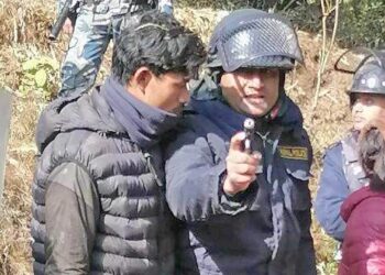 शंखरापुर आन्दोलनमा  स्थानीयलाई पेस्तोल ताक्ने इन्स्पेक्टरमाथि प्रहरीले सुरु गर्‍यो छानबिन