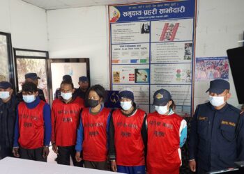 बालाजुमा प्रहरीको गाडीमा आगजनी तथा तोडफोडगरेको आरोपमा ६ जना पक्राउ
