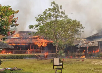 चितवनको टाइगरल्याण्ड सफारी रिसोर्टमा भीषण आगलागी