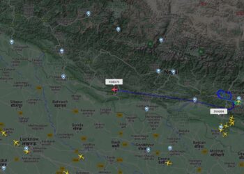 नेपालको आकाशमा सात वटा जहाज होल्डमा