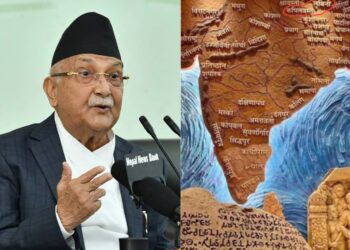 ‘अखण्ड भारत’ को नयाँ नक्साबारे प्रधानमन्त्रीले गल्ती सच्याऊ भन्न सक्नुपर्छ –  केपी शर्मा ओली