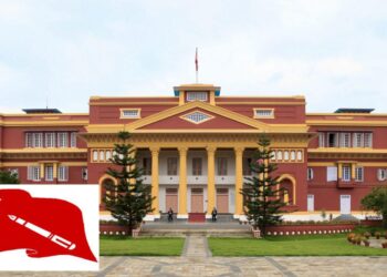 नागरिकता विधेयक प्रमाणीकरणको विरोधमा शीतल निवासअगाडि अनेरास्ववियुको प्रदर्शन