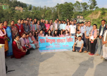 नुवाकोट वेलकोट गढीमा ॐ हस्पिटलको बृहत निःशुल्क स्वास्थ्य शिविर सम्पन्न