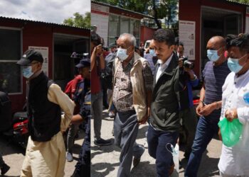 ललिता निवास प्रकरणमा पक्राउ परेकालाई अदालत लगिँदै
