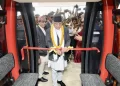 प्रधानमन्त्री प्रचण्डद्वारा लुम्बिनी केबलकारको उद्घाटन