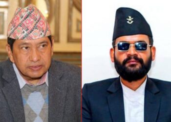 गृहमन्त्री नारायणकाजी श्रेष्ठ र काठमाडौ महानगरपालिकाका मेयर बालेन्द्र शाह बालेनबीच डिनर मिटिङ