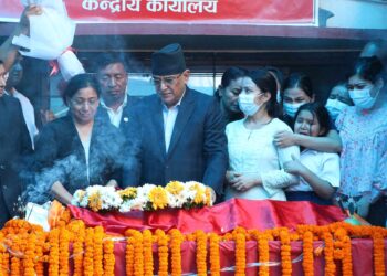 सीता दाहालको राजकीय सम्मानका साथ अन्त्येष्टि गरिने
