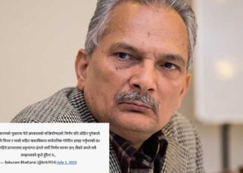 ललिता निवास प्रकरणमा मेरो र म निकट कसैको स्वार्थ जोडिएको छैन : बाबुराम भट्टराई