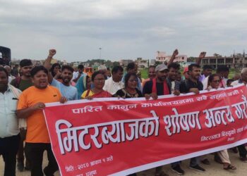मिटरब्याज सम्बन्धी कानुन पारित भएकोमा जनकपुरमा खुसियाली
