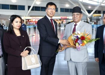 न्युयोर्क पुगे प्रधानमन्त्री प्रचण्ड