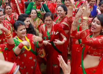 आज हरितालिका तीज मनाइदै