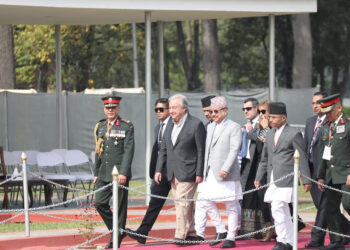 नेपाल भ्रमण पूरा गरी फर्किए महासचिव गुटेरेस