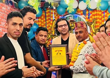 लोकगायक नवराज घोरासैनीलाई ‘दीर्घ साधना सम्मान’ प्रदान