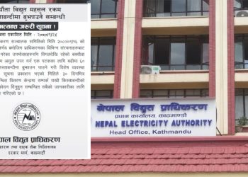 किस्ताबन्दीमा बक्यौता महसुल बुझाउने सुविधा लिन ३० दिनभित्र आवेदन दिनू – नेपाल विद्युत प्राधिकरण
