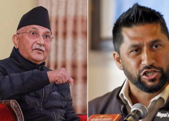 राष्ट्रिय स्वतन्त्र पार्टी (रास्वपा) का सभापति रवि लामिछाने र नेकपा एमालेका अध्यक्ष केपी शर्मा ओलीबिच भेटवार्ता