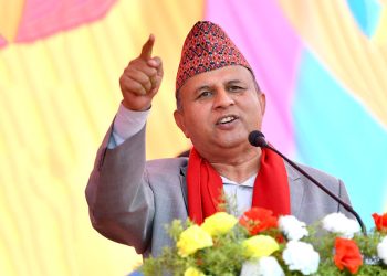 निर्माण सकिएको धरहरा तत्कालीन प्रधानमन्त्री केपी शर्मा ओलीले उद्घाटन गर्नु भएको हो – शंकर पोखरेल