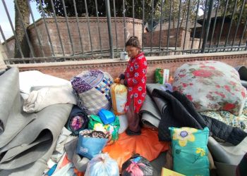शान्तिवाटिकाबाट धर्नामा बसेकालाई महानगरले  हटाइयो