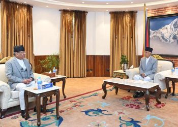 राष्ट्रपतिलाई भेट्न शीतल निवास पुगे प्रधानमन्त्री