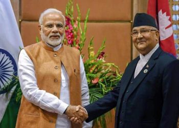 नवनियुक्त प्रधानमन्त्री ओलीलाई भारतीय प्रधानमन्त्री मोदीले दिए बधाइ