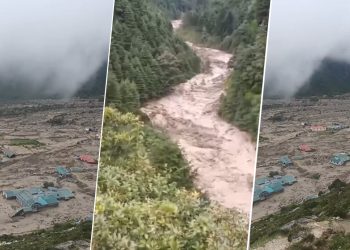 सोलुखुम्बुको खुम्बु गाउँपालिकामा हिमपहिरो