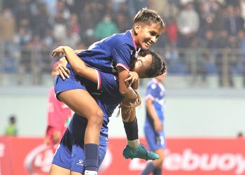 माल्दिभ्सविरुद्ध नेपाल ११-० गोलले विजयी