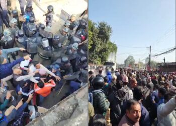 चितवनमा रास्वपा कार्यकर्ता र प्रहरीबीच झडप