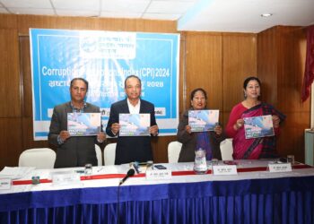 भ्रष्टाचारको सूचकांकमा नेपाल १०७औं स्थानमा