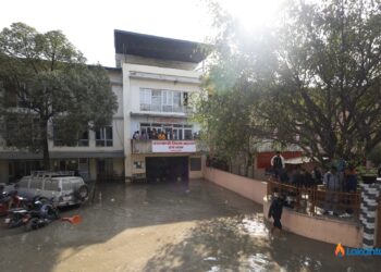 खानेपानीको पाइप फुटेर भल पसेपछि जिल्ला अदालतका ४ वटा इजलास अनिश्चितकालीन स्थगित