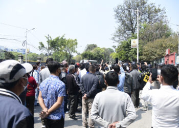 कुलमानलाई पुनर्बहालीको माग गर्दै काठमाडौंमा प्रदर्शन