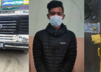 केरूङबाट काठमाडौं आउँदै गरेको गाडीमा सुन