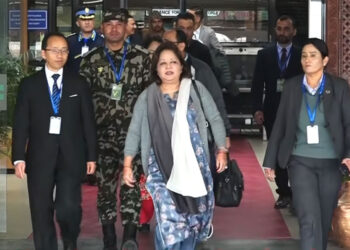 परराष्ट्रमन्त्री आरजु राणा इटाली प्रस्थान