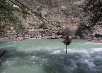 तुइन चुँडिदा महाकालीमा खसेर एकजना बेपत्ता