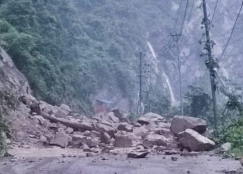 बुटवल–पाल्पा सडक अवरुद्ध