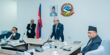 परराष्ट्र मामिला तथा कूटनीतिक आचारसंहिताबारे मन्त्रीहरूलाई प्रस्तुति